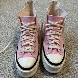 CONVERSE CHUCK 70 PLUS HI - PINK - MENS SIZE 7/WOMENS SIZE 9